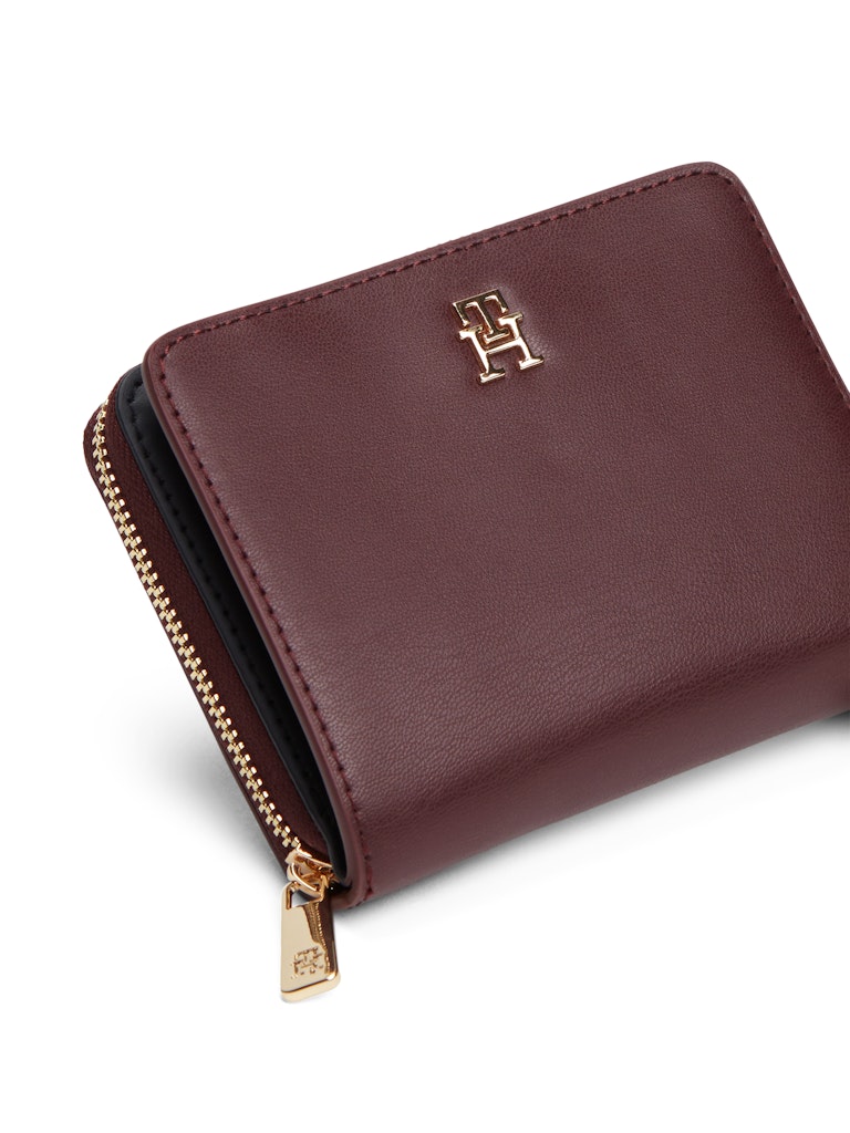 Tommy Hilfiger Kadın Kırmızı Fermuarlı Cüzdan