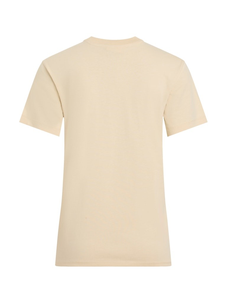 Calvin Klein Rejeneratif Pamuk Bej Kadın Kısa Kollu T-Shirt - K20K207519PCH