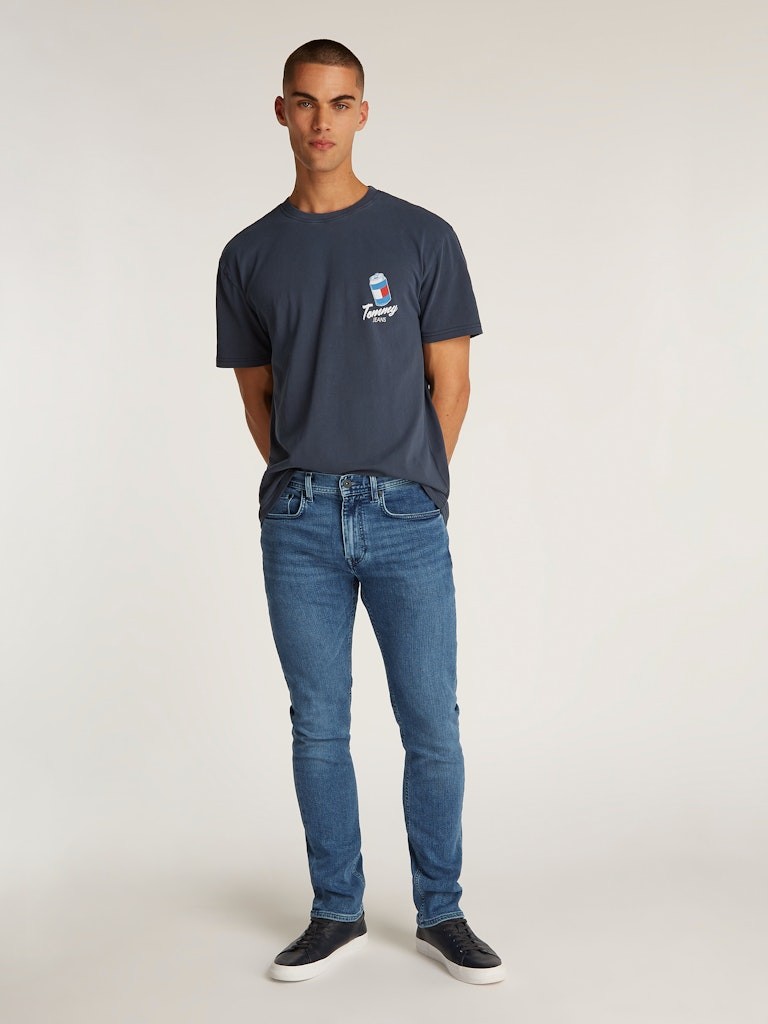 Tommy Hilfiger Denim Mavi Erkek Slim Bleecker Jean Pantolon - MW0MW378301BE