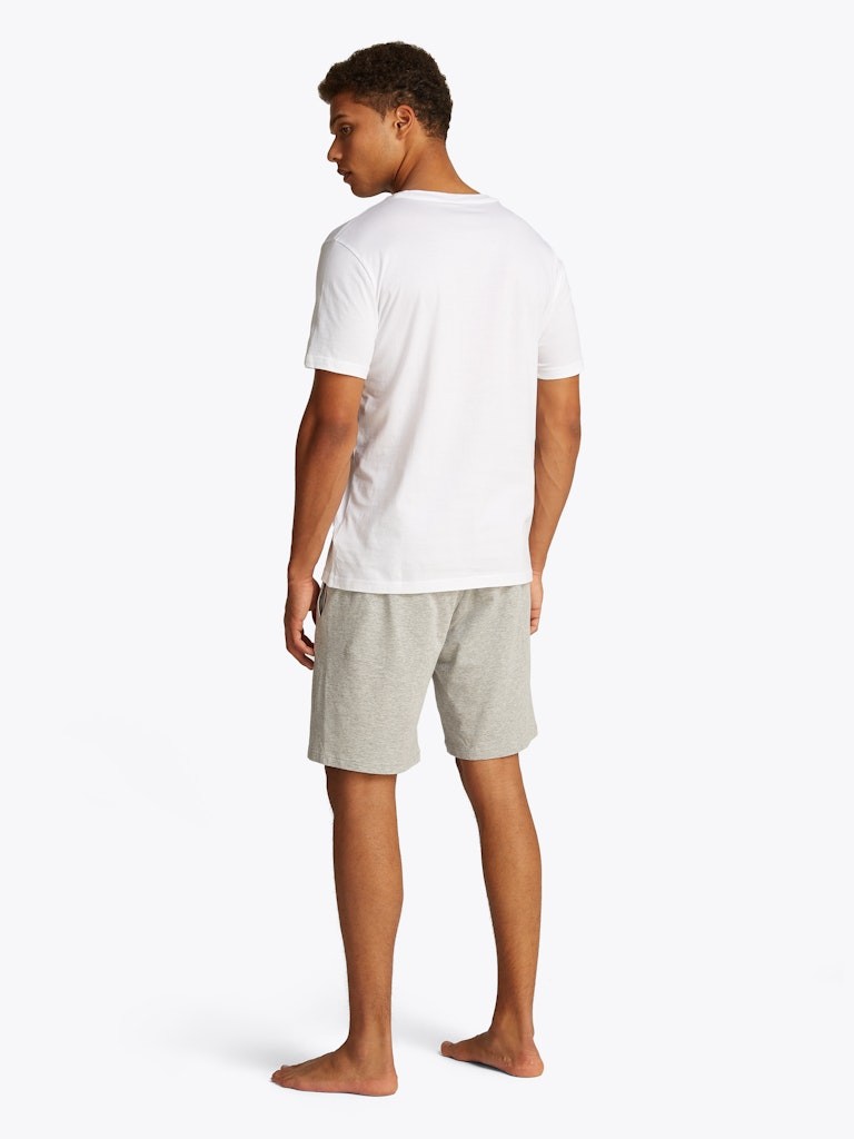 Tommy Hilfiger Rejeneratif Pamuk Beyaz Erkek 0 Yaka 3 lü Paket T-Shirt - UM0UM0337905E