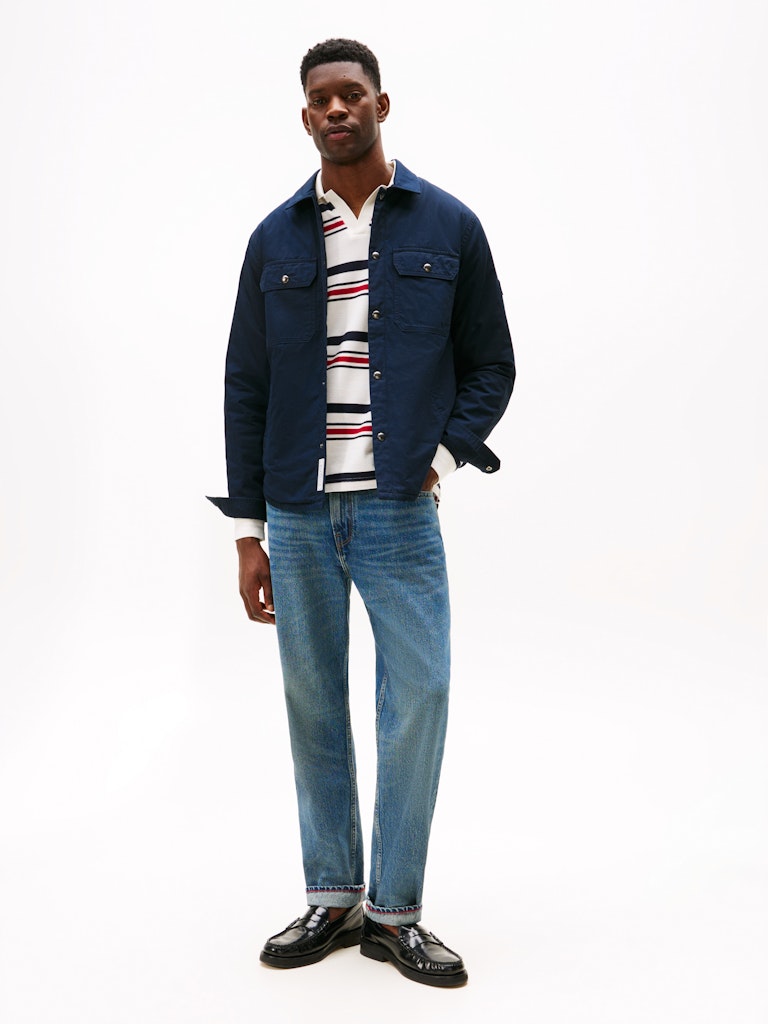 Tommy Hilfiger Erkek Lacivert Mont