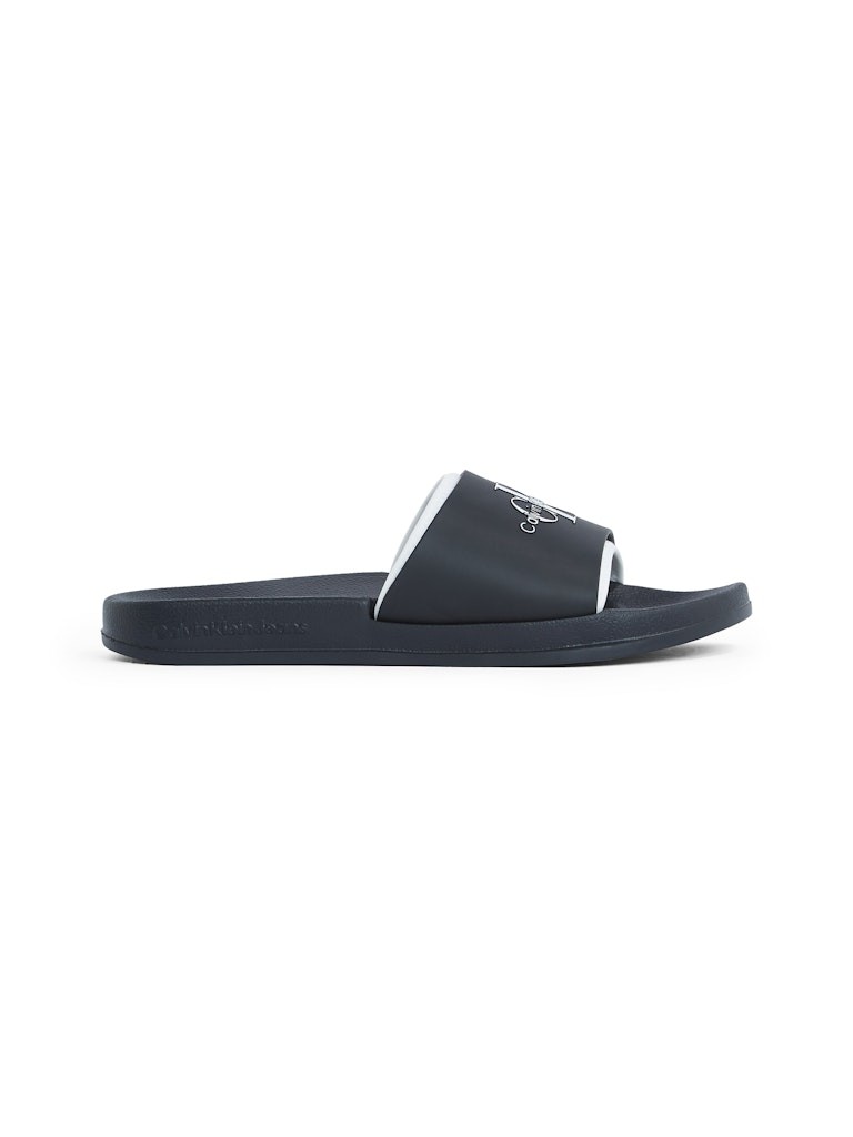 Calvin Klein Siyah Erkek Tek Bantlı Terlik - YM0YM003610GM