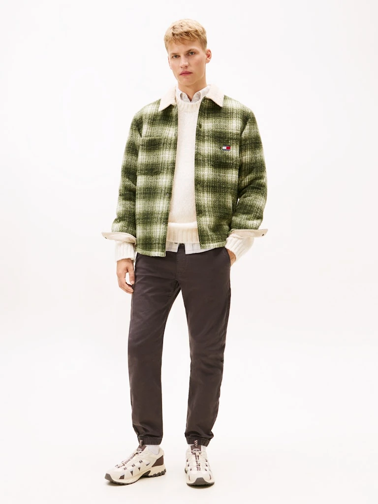 Tommy Hilfiger Erkek Gri Jogger Lastik Paça Pantolon