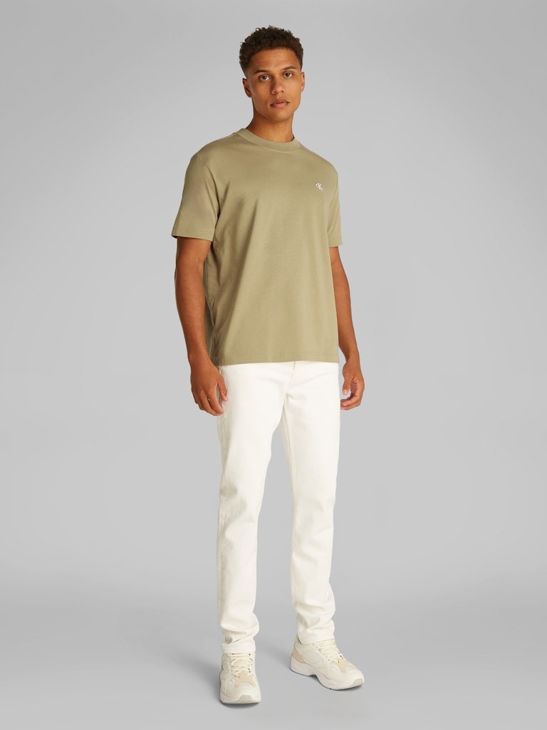 Calvin Klein Rejeneratif Pamuk Kahverengirengi Erkek Kısa Kollu T-Shirt - J30J327473HI0