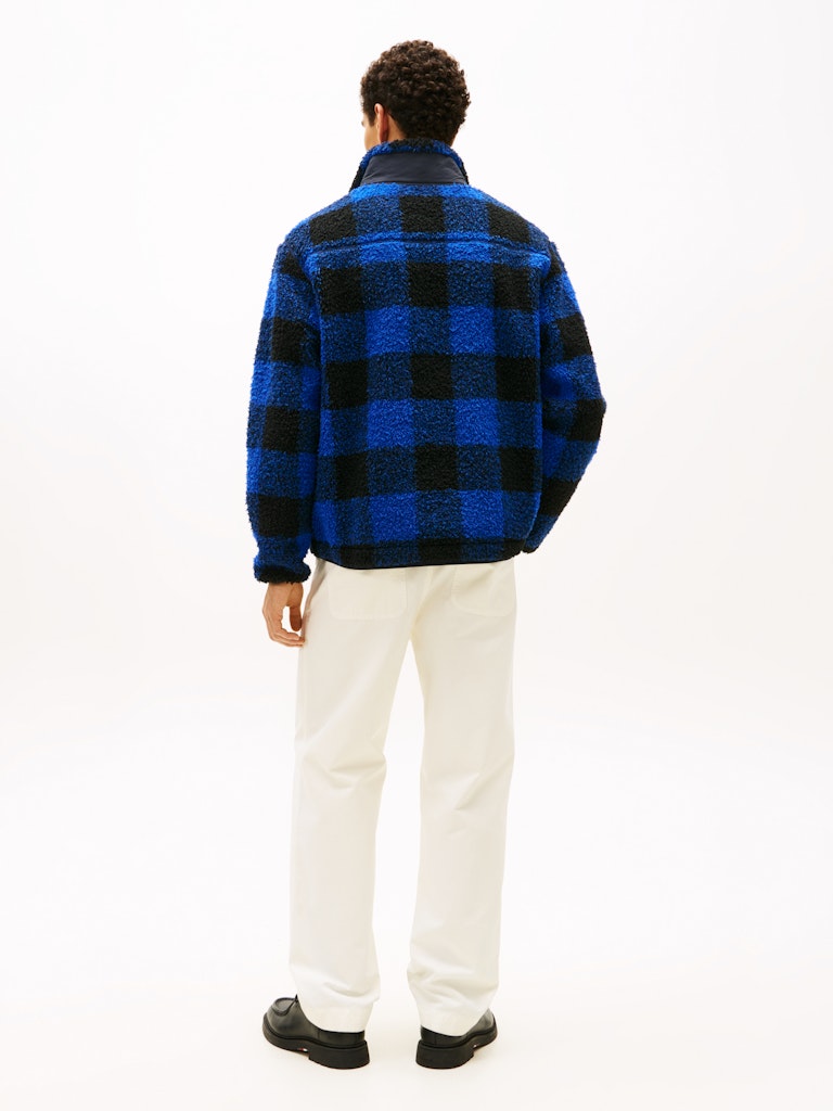 Tommy Hilfiger Erkek Yarım Fermuar Lacivert Sweatshirt