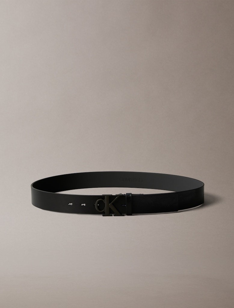 Calvin Klein Erkek Siyah Kemer 3,5 cm Kemer