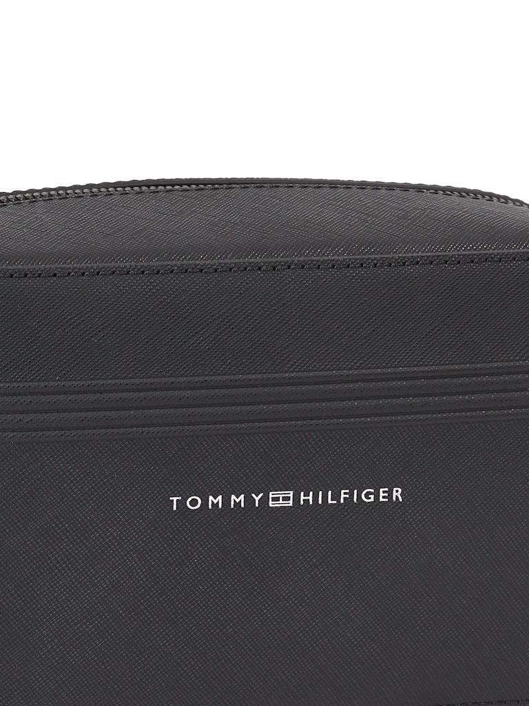 Tommy Hilfiger Deri Siyah Erkek Washbag - AM0AM13264BDS