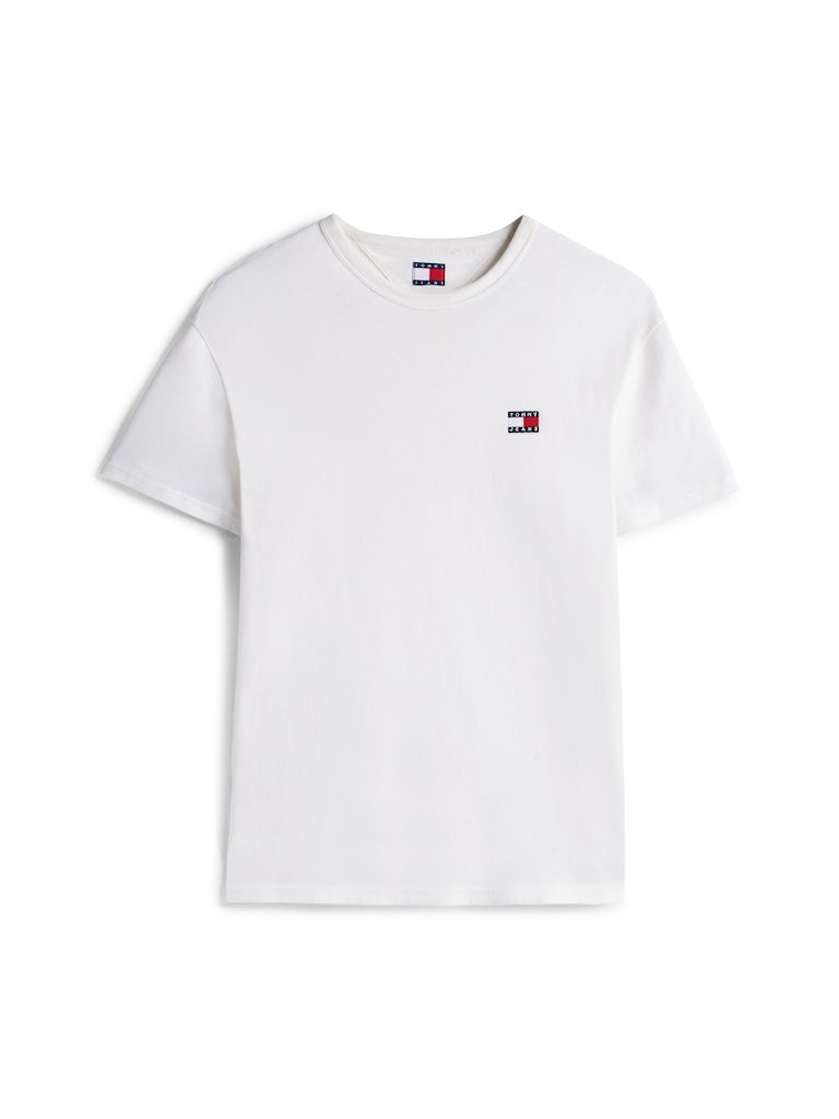 Tommy Hilfiger Rejeneratif Pamuk Beyaz Erkek Kısa Kollu T-Shirt