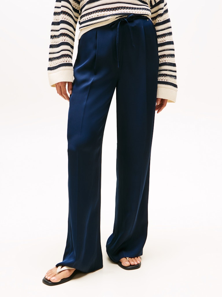Tommy Hilfiger Kadın Lacivert Pantolon