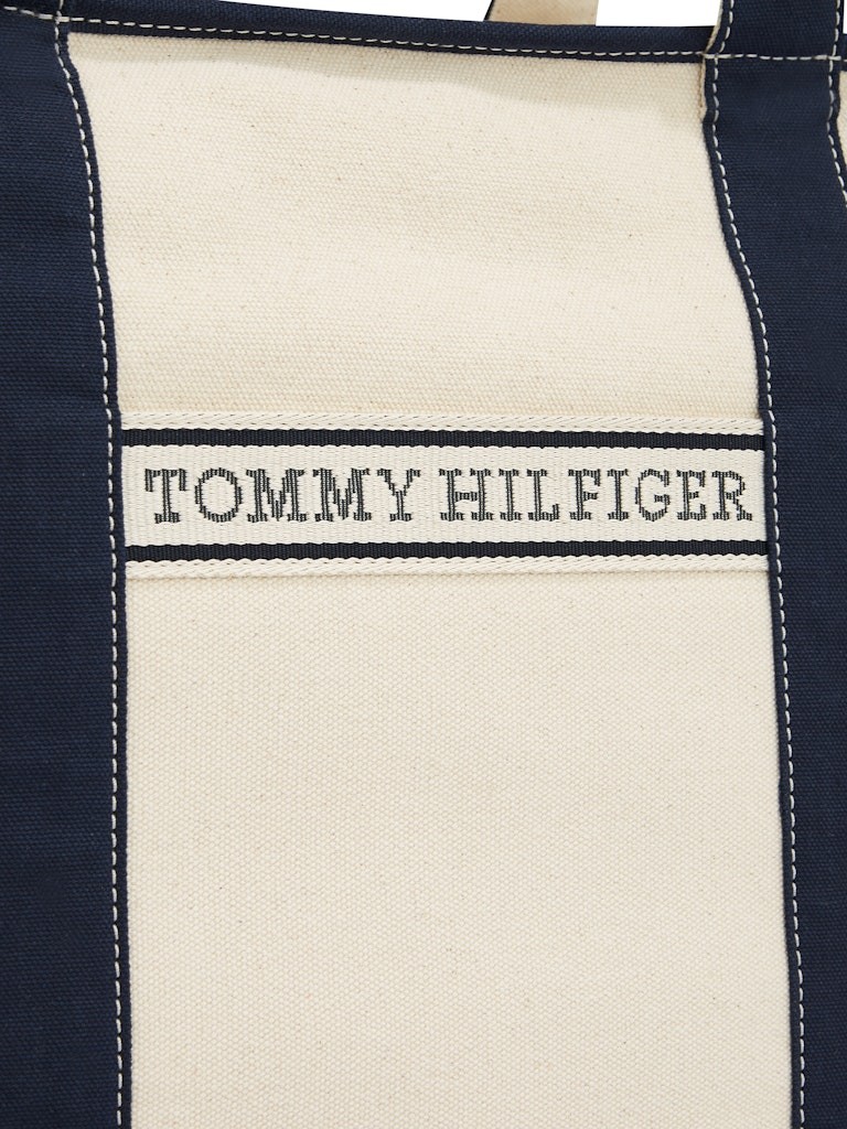 Tommy Hilfiger Mavi Kadın Tote Çanta - AW0AW174210GY