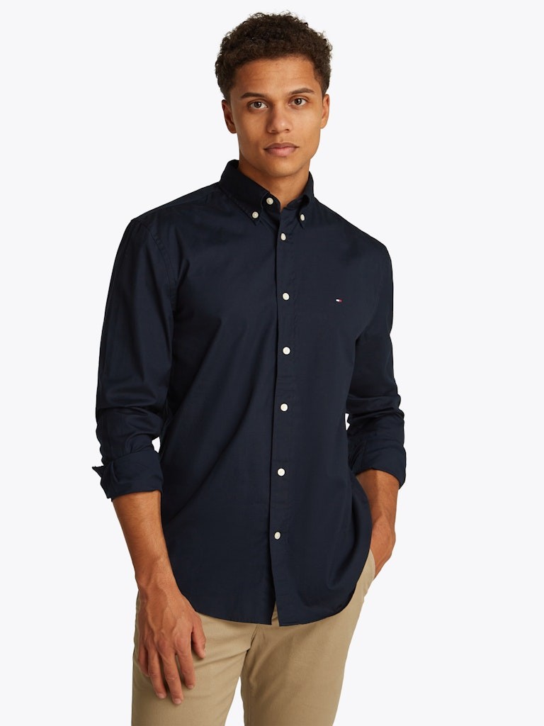 Tommy Hilfiger Erkek Regular Fit Lacivert Gömlek - MW0MW39988DW5