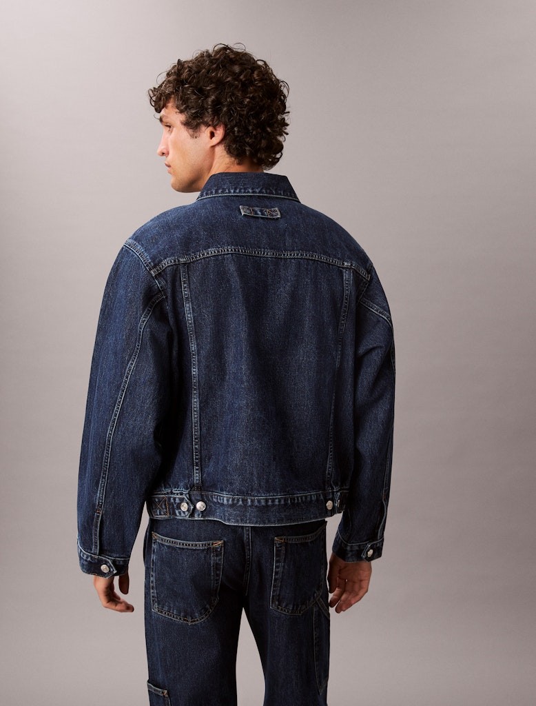 Calvin Klein Erkek Lacivert Denim Mont