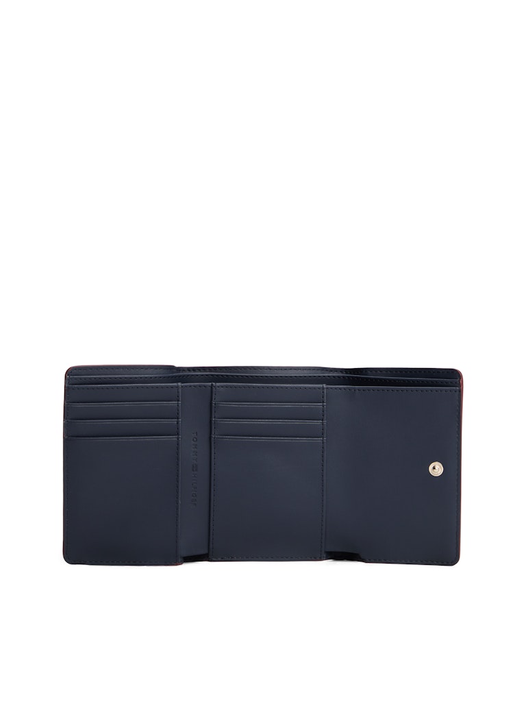 Tommy Hilfiger Kadın 3'e Katlanan Bordo Cüzdan