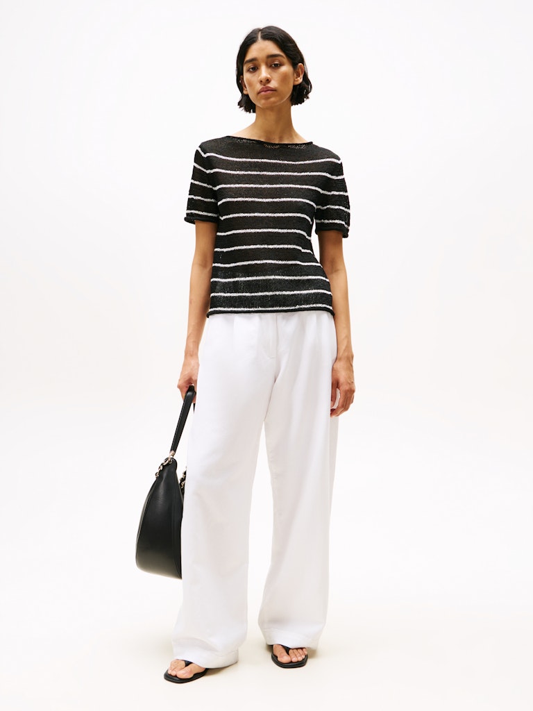 Tommy Hilfiger Kadın Siyah T-shirt