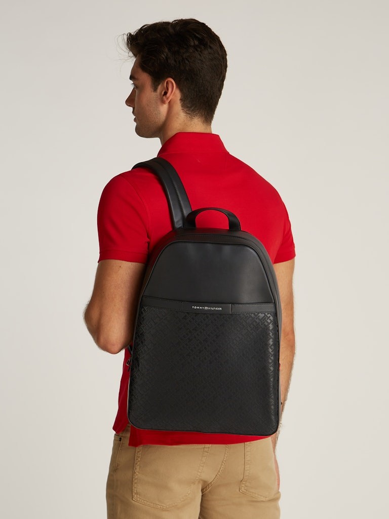 Tommy Hilfiger Siyah Erkek Sırt Çantası - AM0AM13071BDS