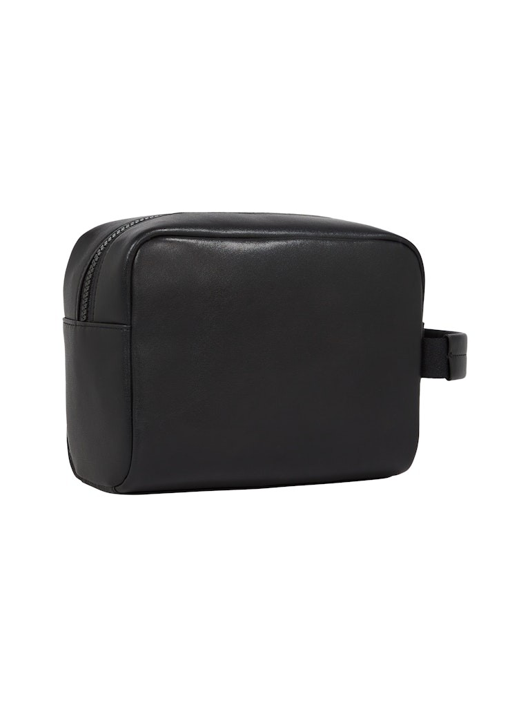 Tommy Hilfiger Deri Siyah Erkek Washbag - AM0AM12963BDS