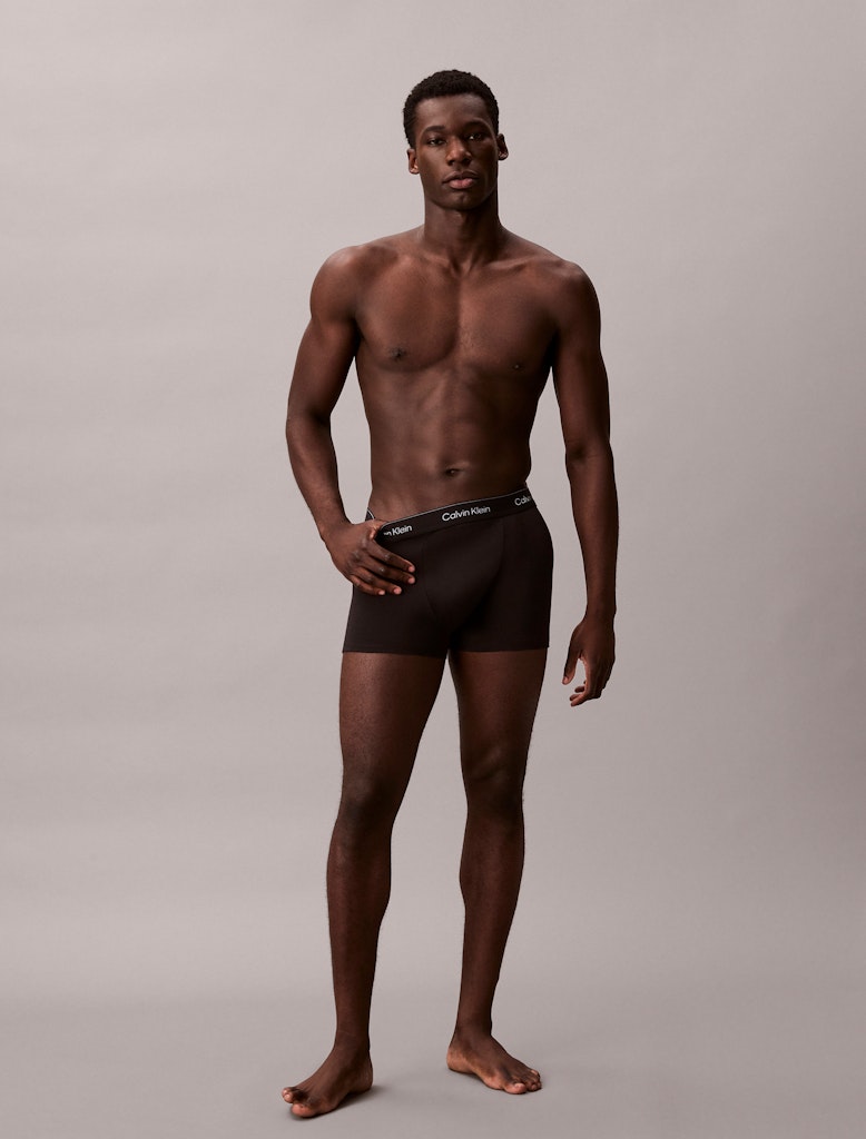 Calvin Klein Erkek Siyah Pamuk Standart Boxer  Boxer