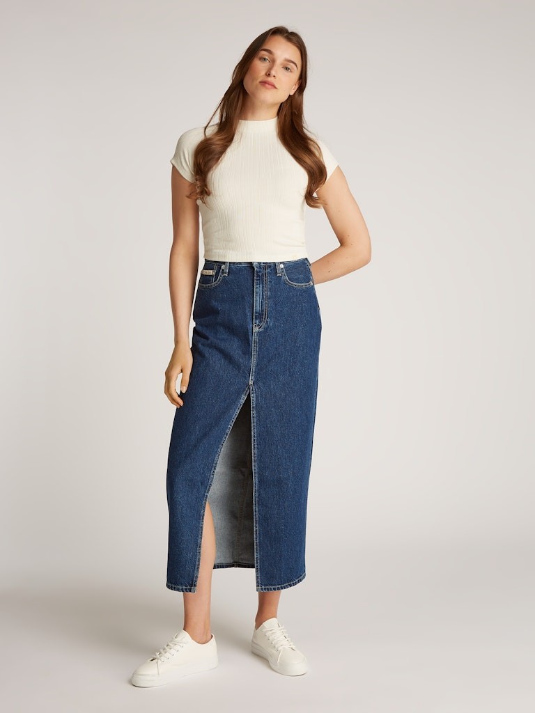 Calvin Klein Modal Beyaz Kadın Kısa Kollu T-Shirt - J20J225017YBI