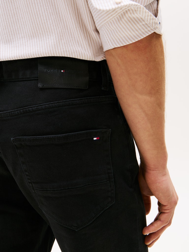 Tommy Hilfiger Erkek Siyah Jeans