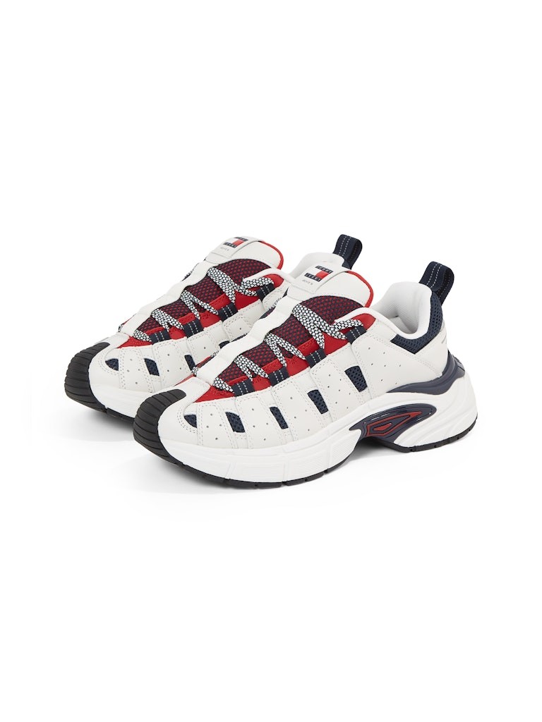 Tommy Hilfiger Mavi Kadın Kısa Taban Sneakers - EN0EN028140G1