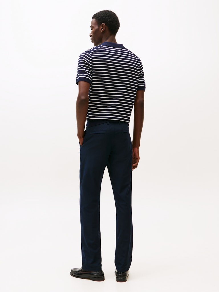 Tommy Hilfiger Erkek Mavi Oxford Pantolon
