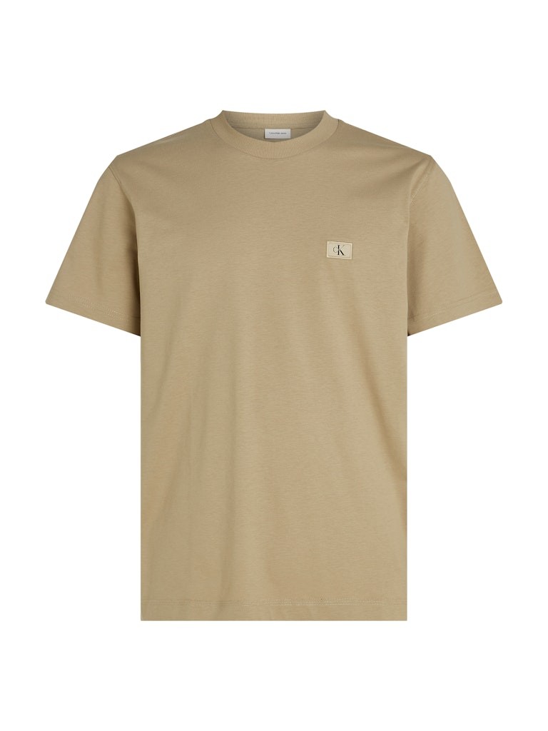 Calvin Klein Rejeneratif Pamuk Kahverengirengi Erkek Kısa Kollu T-Shirt - J30J327100HI0