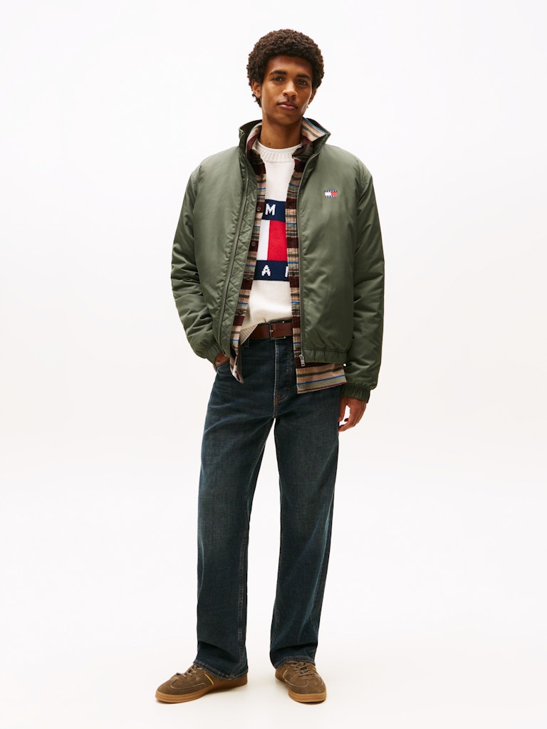 Tommy Hilfiger Erkek Yeşil  Padded  Mont