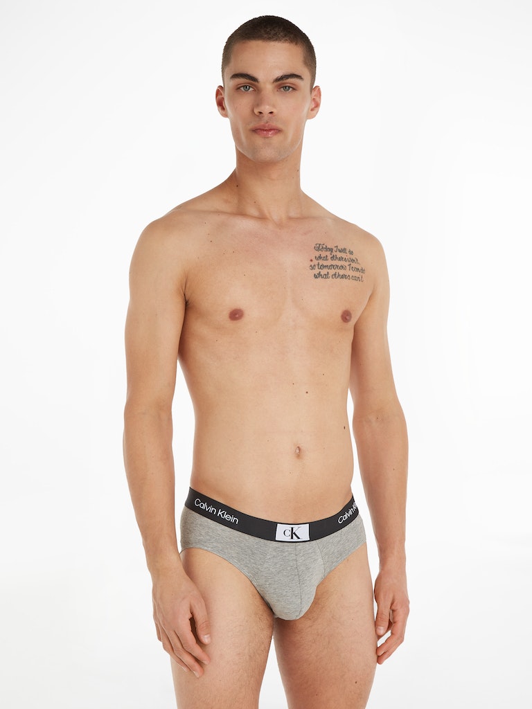 Calvin Klein Gri Erkek Uzun Boxer