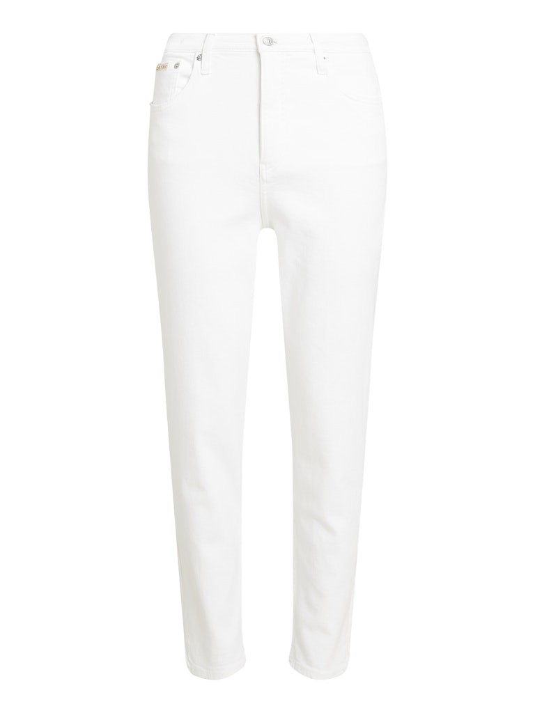 Calvin Klein Denim Beyaz Kadın Tapered Mom Jean Pantolon - J20J2251371AA
