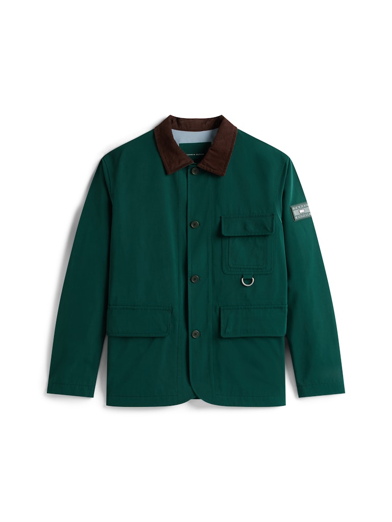 Tommy Hilfiger Erkek Wet Weather Yeşil Ceket