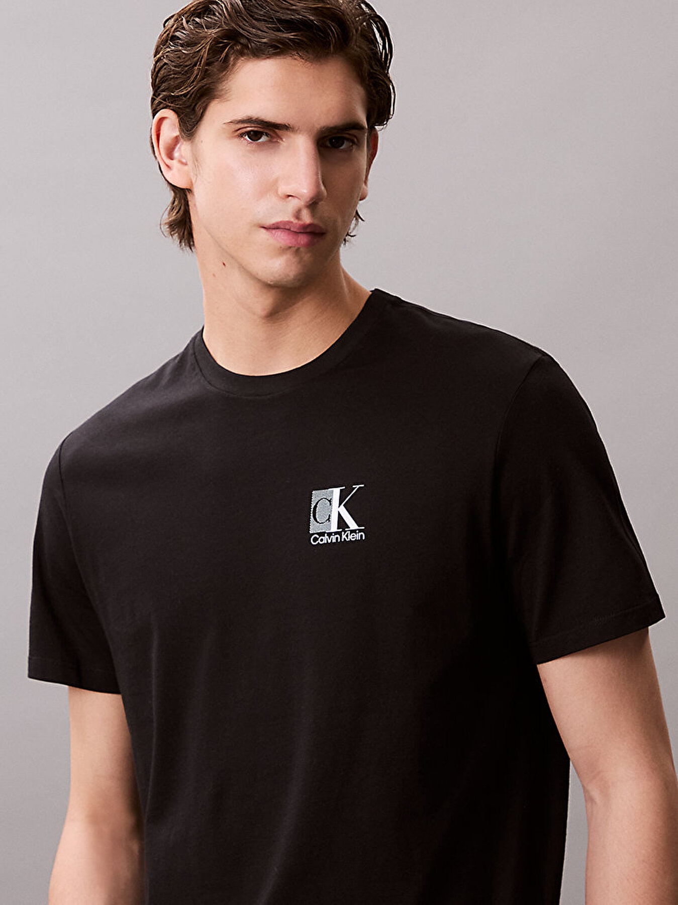 Calvin Klein Erkek Siyah 30s T-shirt