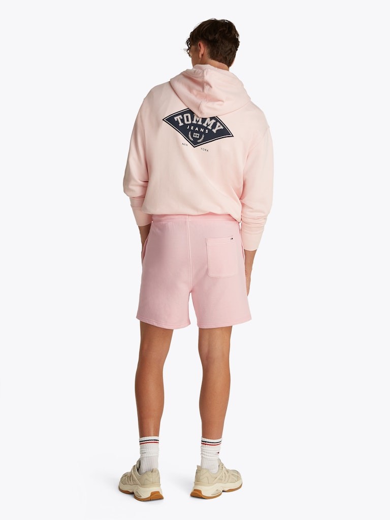 Tommy Hilfiger Rejeneratif Pamuk PEMBE Erkek Sweat Şort - DM0DM20936TH3
