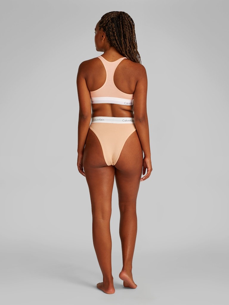 Calvin Klein Modal Pembe Kadın Yüzücü Bralet - 0000F3785E5KD