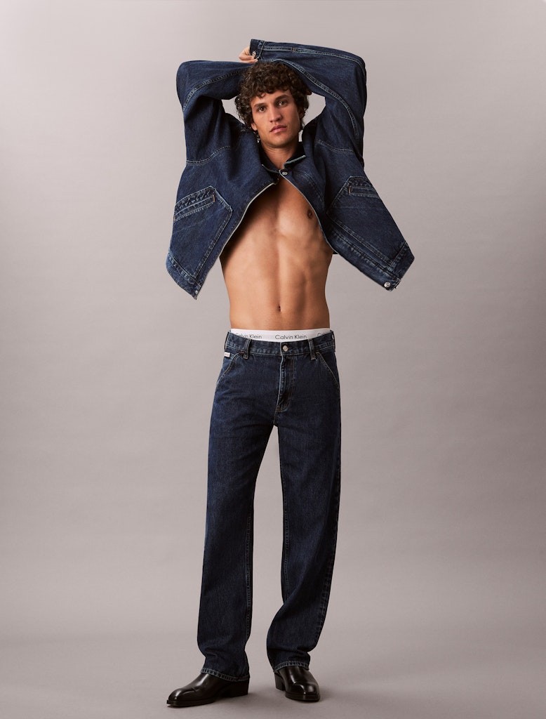Calvin Klein Erkek Lacivert Denim Mont