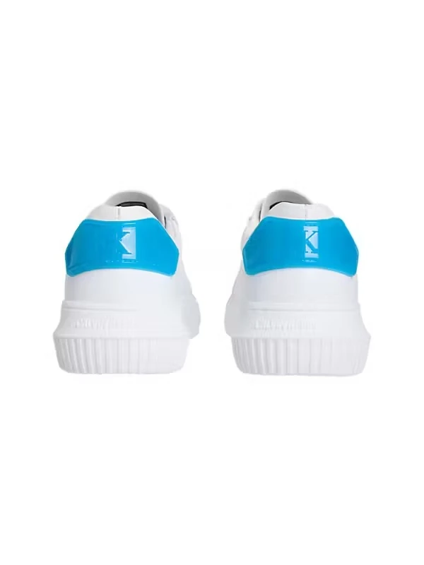 Calvin Klein Kadın Beyaz Kısa Taban Sneakers
