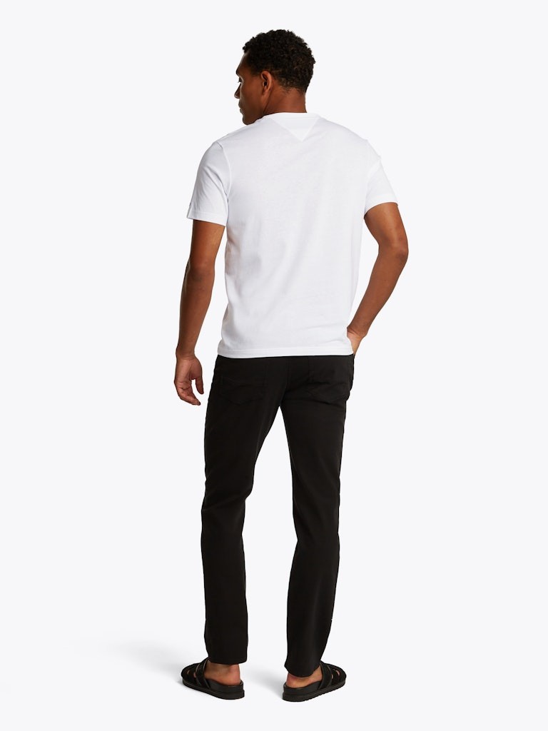 Tommy Hilfiger Rejeneratif Pamuk Beyaz Erkek Kısa Kollu T-Shirt