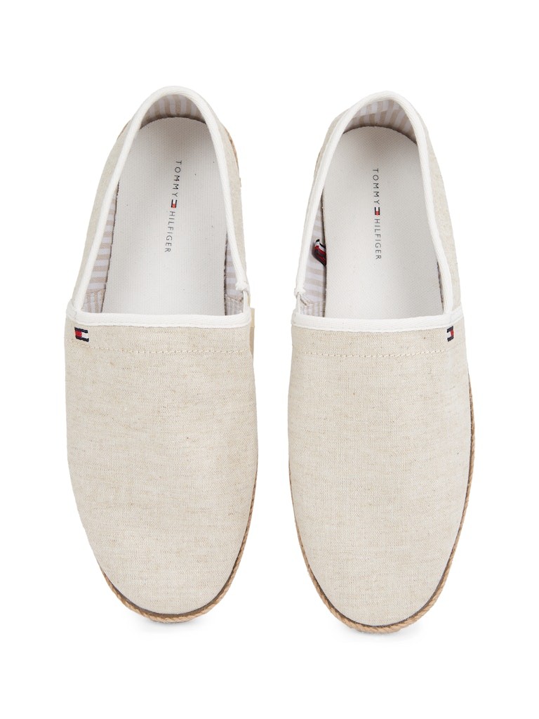 Tommy Hilfiger Keten Beyaz Erkek Espadril Ayakkabı - FM0FM05391YBL