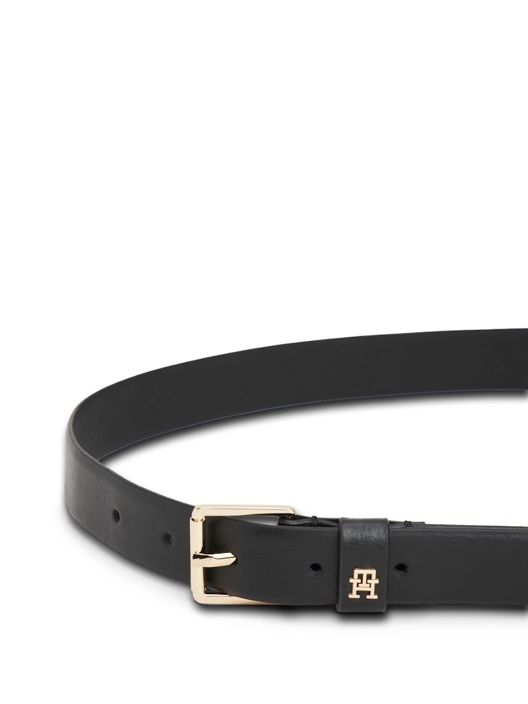 Tommy Hilfiger Kadın Siyah Ayarlanabilir 2,5 cm Kemer