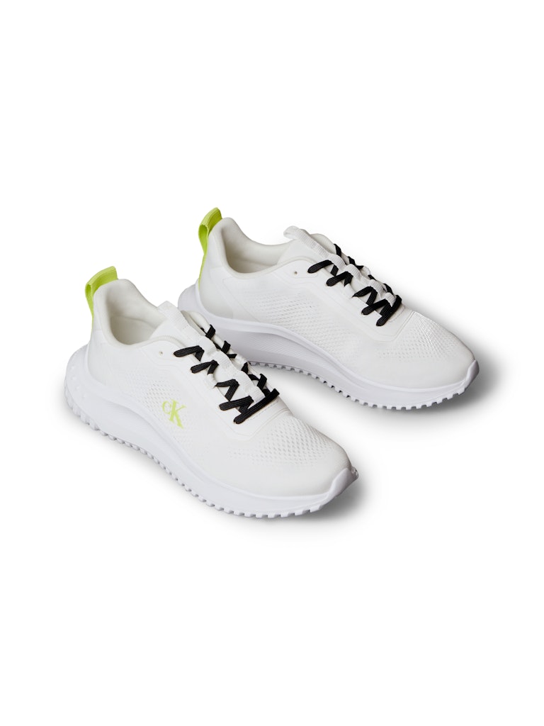 Calvin Klein Kadın Beyaz  Kısa Taban Runner Sneakers