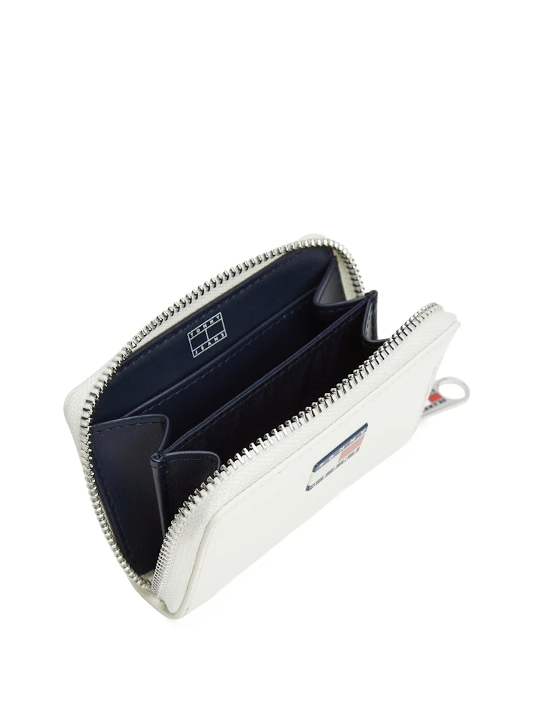 Tommy Hilfiger Kadın Beyaz Fermuarlı Cüzdan