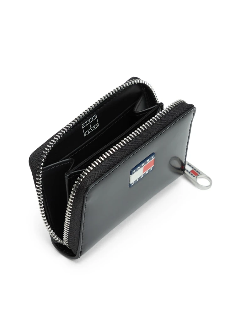 Tommy Hilfiger Kadın Siyah Fermuarlı Cüzdan