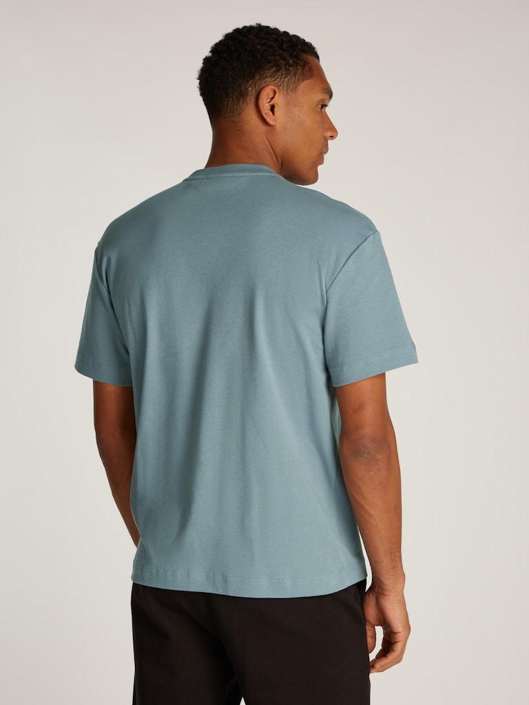 Calvin Klein Mavi Erkek T-Shirt - K10K112487CFQ