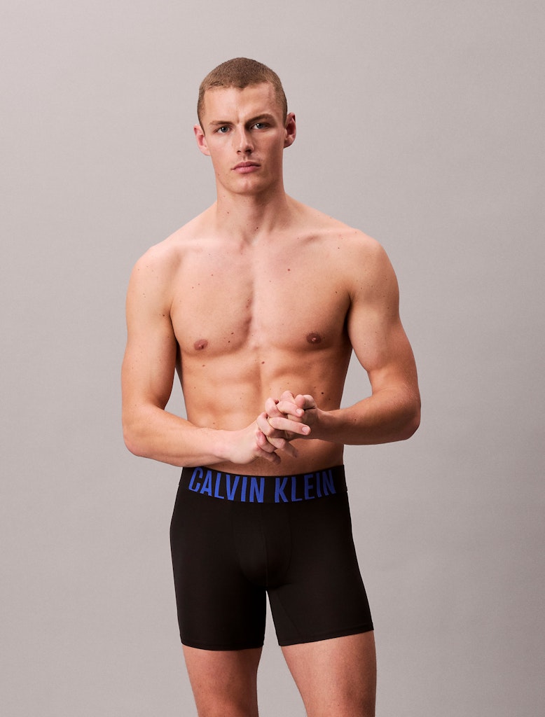 Calvin Klein Erkek Siyah  Uzun Boxer  Boxer