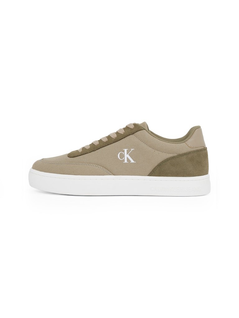 Calvin Klein Pamuk Yeşil Erkek Kısa Taban Sneakers - YM0YM012180H7