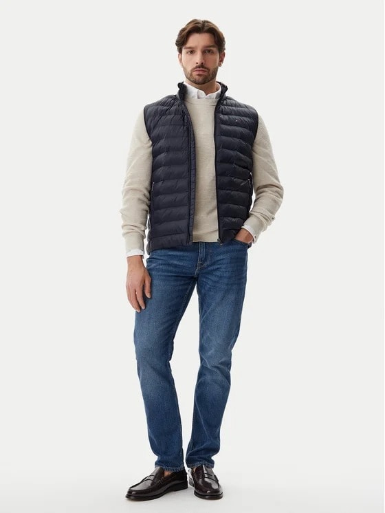 Tommy Hilfiger Lacivert Erkek Yelek