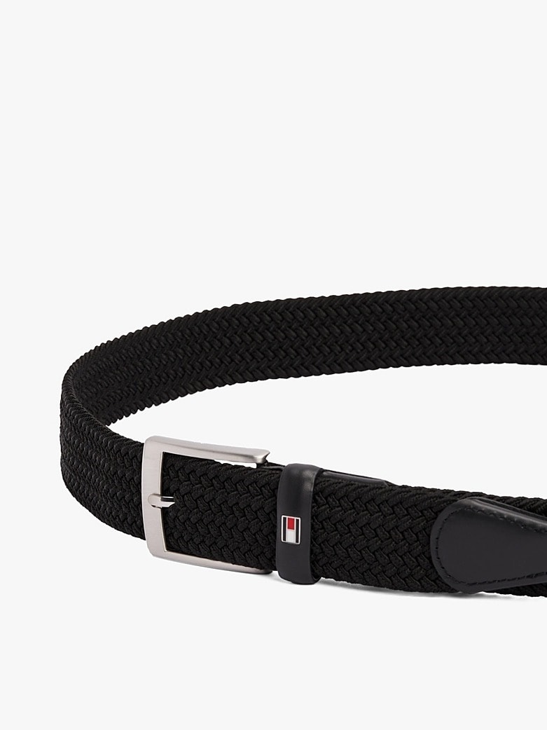 Tommy Hilfiger Erkek Siyah Kemer