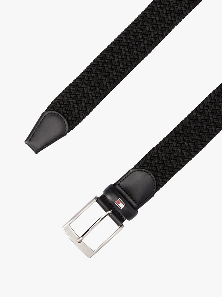 Tommy Hilfiger Erkek Siyah Kemer