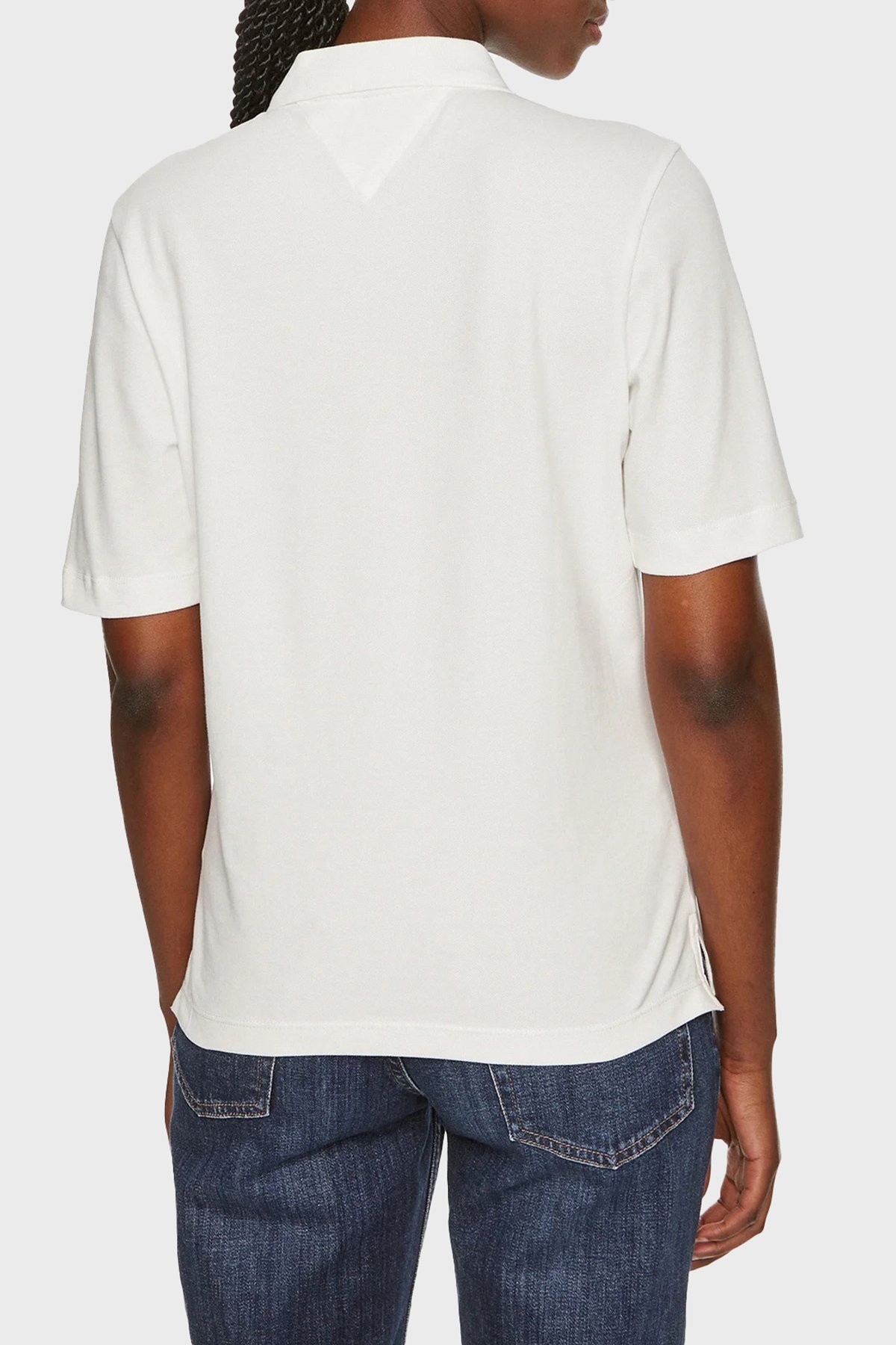 Tommy Hilfiger Kadın Bej Polo T-shirt