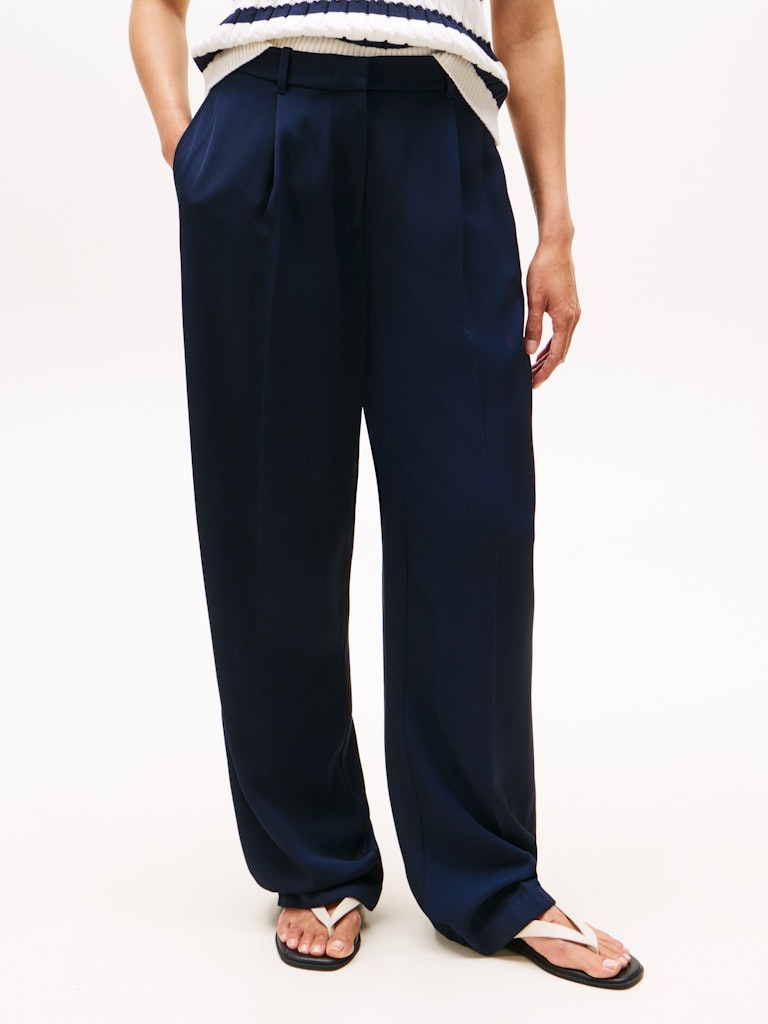 Tommy Hilfiger Kadın Lacivert Pantolon