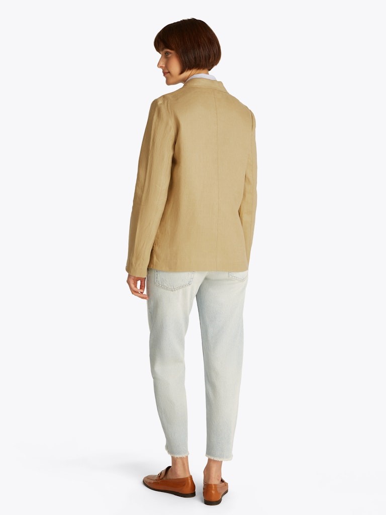 Tommy Hilfiger Keten Bej Kadın Blazer - WW0WW44757AEH